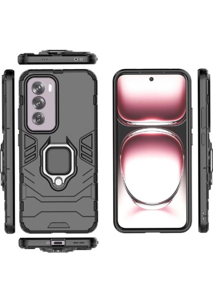 Oppo Oppo 12 Pro 5g Için Kılıf Kickstand Askeri Damla Koruma Darbeye (Yurt Dışından)