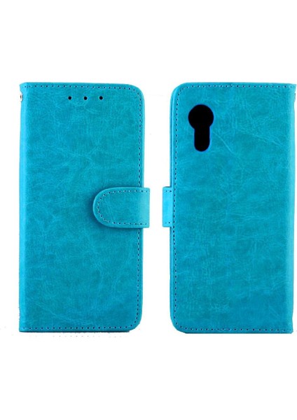 Samsung Galaxy Xcover 5 Kart Tutucu Manyetik Kapatma Pu Için Flip Case (Yurt Dışından)