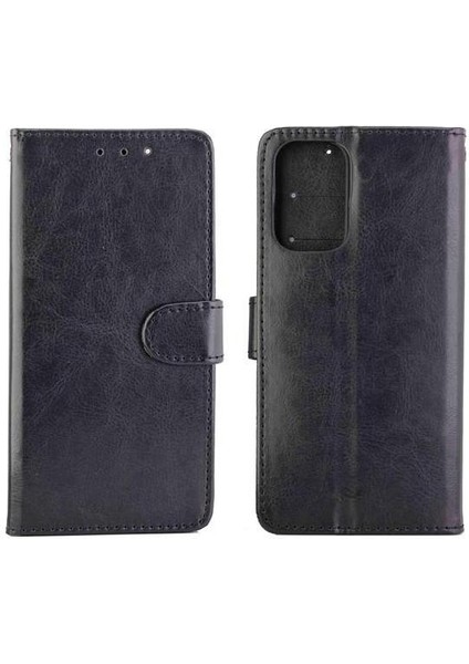 Mays Shop Samsung Galaxy A73 5g Kart Tutucu Pu Deri Kickstand Için Flip Case (Yurt Dışından)