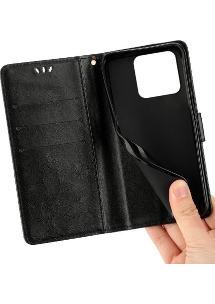Xiaomi Redmi Not 13 4g Pu Deri Kickstand Manyetik Kart Için Filp Durumda (Yurt Dışından) indirimleri
