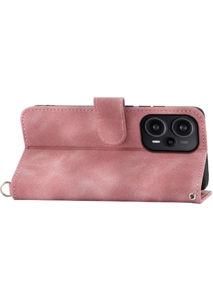 Xiaomi Redmi Not 12 Turbo Kabartmalı Darbeye Çoklu Kart Için Flip Case (Yurt Dışından)
