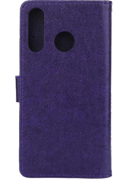 Huawei P30 Lite Bilek Kayışı Kart Tutucu Manyetik Kapatma Pu Için Filp Durumda (Yurt Dışından)