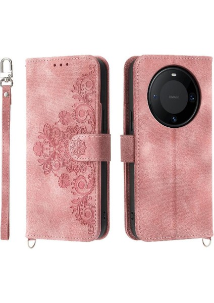 Mays Shop Huawei Mate 60 Pro Için Flip Case Kabartmalı Darbeye Çoklu Kredi Kartı (Yurt Dışından)