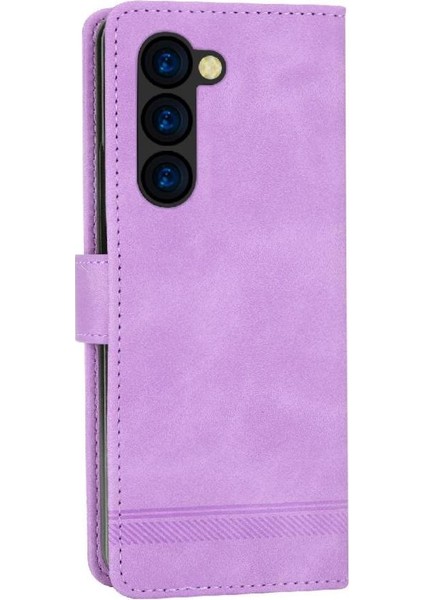 Samsung Galaxy Z Için Flip Case Fold 5 Premium Bileklik Kart Yuvaları Kapatma (Yurt Dışından) modelleri