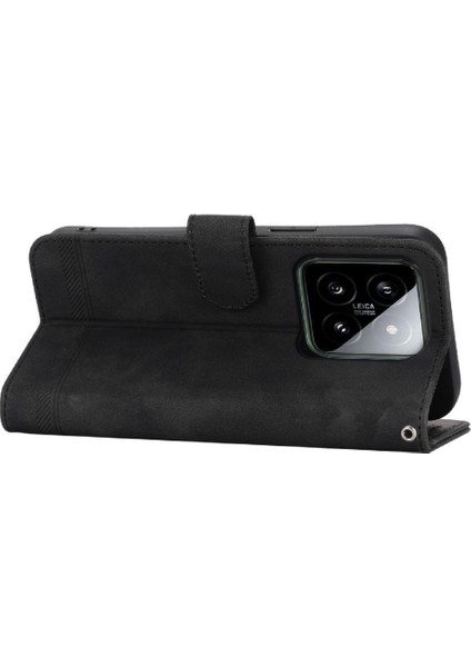 Xiaomi 14 Bileklik Manyetik Kapatma Nakit Cep Kart Yuvaları Için Flip Case (Yurt Dışından) fırsatları