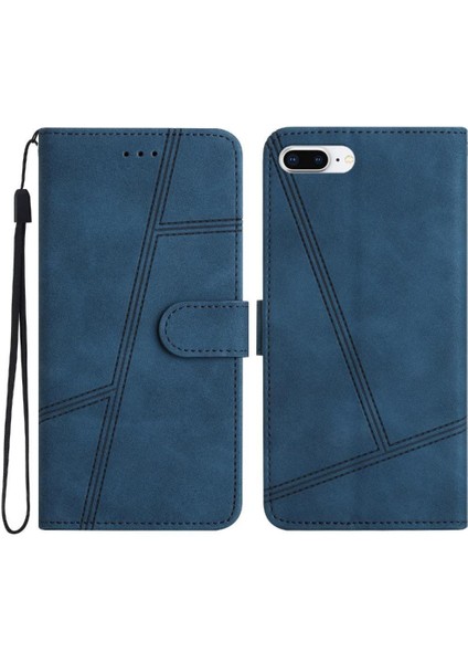 IPhone 6 Için Flip Case Artı/6splus Flip Folio Cüzdan Pu Deri Tam Kart (Yurt Dışından)