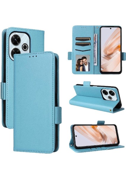 Xıaomı Poco M6 4g Manyetik Yan Toka Cüzdan Pu Deri Için Flip Case (Yurt Dışından) fiyatları