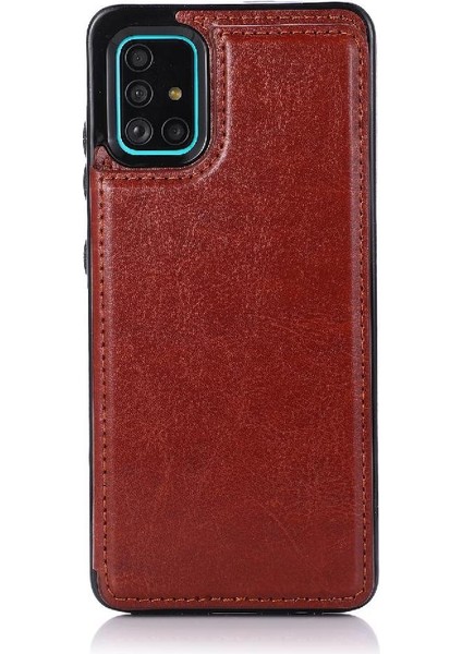 Samsung Galaxy A51 4g Kart Yuvaları Için Cüzdan Durumda Pu Deri Çift Toka (Yurt Dışından) indirimleri