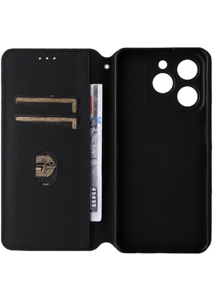 Realme C63 4g Pu Deri Cüzdan Manyetik Kapatma Kartı 3D Için Flip Case (Yurt Dışından) modelleri
