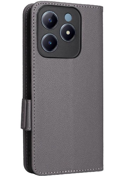 Realme C63 4g Için Flip Case Pu Deri Cüzdan Manyetik Yan Toka Kartı (Yurt Dışından) fiyatları