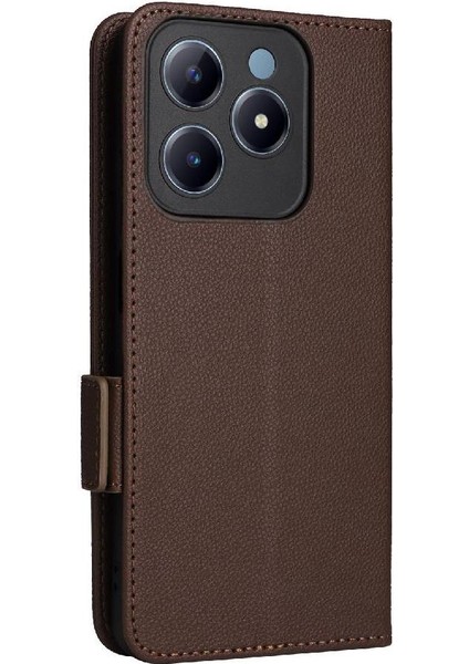 Realme C63 4g Için Flip Case Pu Deri Cüzdan Manyetik Yan Toka Kartı (Yurt Dışından) fırsatları