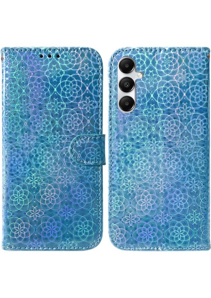 Samsung Galaxy A05S Cüzdan Durumda Glitter Renkli Kart Yuvası Standı (Yurt Dışından)