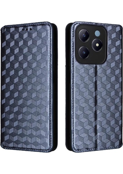 Realme C63 4g Pu Deri Cüzdan Manyetik Kapatma Kartı 3D Için Flip Case (Yurt Dışından) modelleri