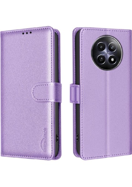 Realme 12 5g Cüzdan Manyetik Pu Deri Rfıd Engelleme Kartı Için Flip Case (Yurt Dışından) indirimleri