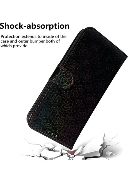 Samsung Galaxy M04 Premium Pu Deri Standı Tutucu Glitter Cüzdan (Yurt Dışından) modelleri
