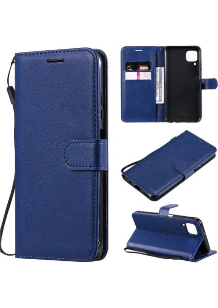 Kart Yuvası Klasik ile Huawei P40 Lite Yüksek Kaliteli Deri Için Flip Case (Yurt Dışından)