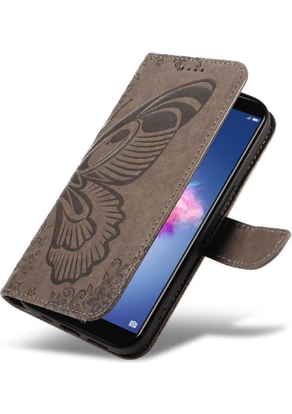 Huawei P Akıllı Yüksek Kaliteli Deri Ayrılabilir El Kayışı Için Flip Case (Yurt Dışından)
