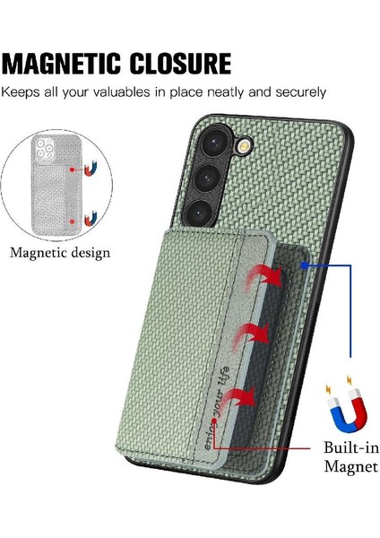 Samsung Galaxy S23 Manyetik Kart Tutucu Rfıd Engelleme Için Kılıf Komple (Yurt Dışından) indirimleri