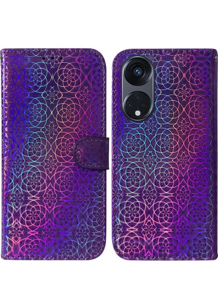 Oppo Için Kılıf Oppo 8t 5g Kart Yuvası Standı Tutucu Premium Pu Deri Cüzdan (Yurt Dışından)