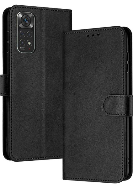 Xiaomi Redmi Not 11 Için Flip Case Toka Pu Deri ile 4g Saf Renk (Yurt Dışından)