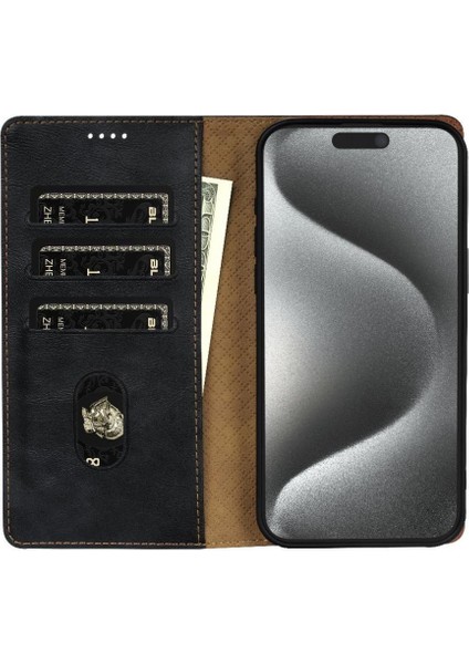 IPhone 14 Için Flip Case Pro Max Yan Cep Kart Yuvaları Manyetik Kapatma (Yurt Dışından) fiyatları