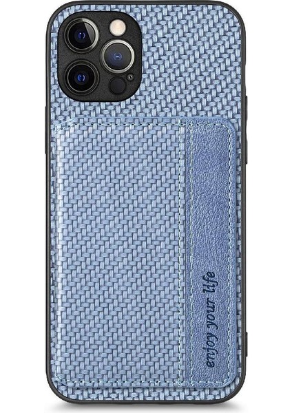 IPhone 12 Için Kılıf Pro Max Rfıd Engelleme Standı Fonksiyonu Manyetik Kart (Yurt Dışından)