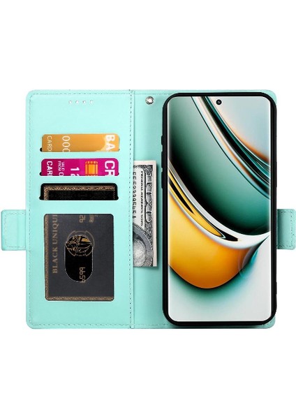 Realme 11 Pro Flip Kartvizit Yuvaları Cüzdan Günlük Kullanım Için Flip Case (Yurt Dışından)