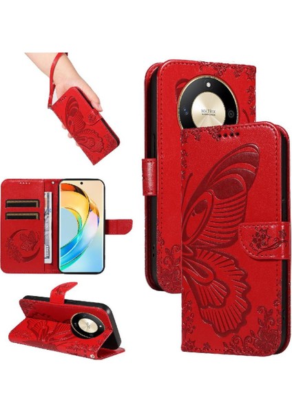 Onur X50 Için Flip Case Yüksek Kalite Deri Ayrılabilir El Kayışı ile (Yurt Dışından)