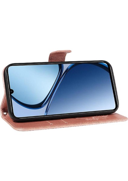 Kredi Kartı Yuvası ile Realme C61 Için Flip Case Ayrılabilir El Kayışı Yüksek (Yurt Dışından) modelleri
