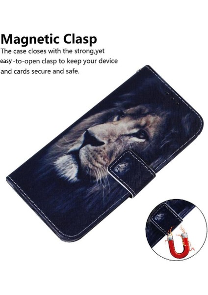 Tecno Spark Için Flip Case 20 Pro Artı 4g Pu Deri Boyalı Cüzdan Kartı (Yurt Dışından)
