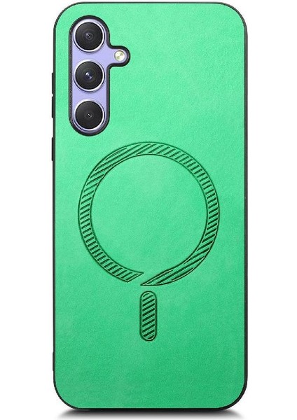 Samsung Galaxy A34 Hafif Ince Kablosuz Şarj Magsafe Araba (Yurt Dışından)