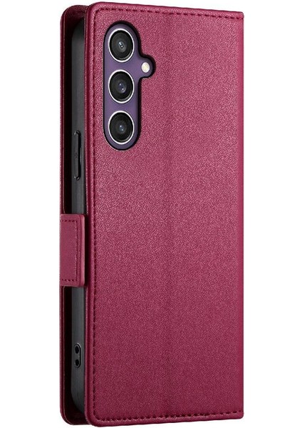 Samsung Galaxy S24 Kart Yuvaları Için Flip Case Iş Günlük Kullanım Cüzdan Flip (Yurt Dışından) modelleri