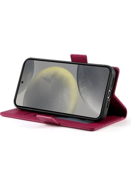 Samsung Galaxy S24 Kart Yuvaları Için Flip Case Iş Günlük Kullanım Cüzdan Flip (Yurt Dışından) indirimleri