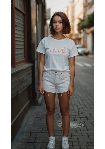Kadın Baskılı T-Shirt Kadın Tişört modelleri
