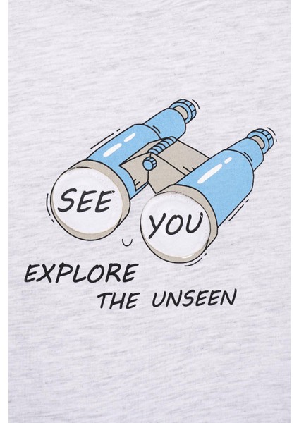 See You Baskılı Taş Renk Erkek Çocuk Tshirt fiyatları