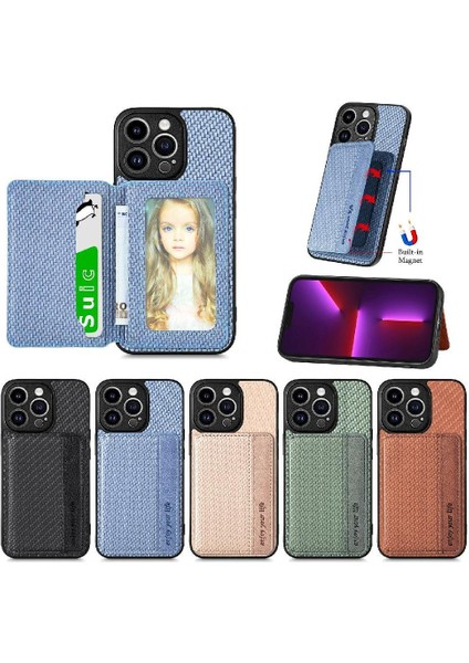 IPhone 13 Için Kılıf Pro Komple Kamera Güvenlik Standı Fonksiyonu Manyetik Kart (Yurt Dışından) fiyatları