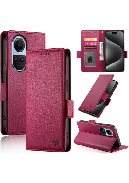 Oppo Oppo 10 5g Flip Günlük Kullanım Için Flip Case Kart Yuvaları Iş Cüzdan (Yurt Dışından)