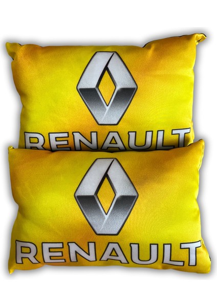 Renault Dijital Baskılı Araç Seyahat Boyun Yastık Emniyet Kemer Ped | Oto Ayna Askısı fırsatları