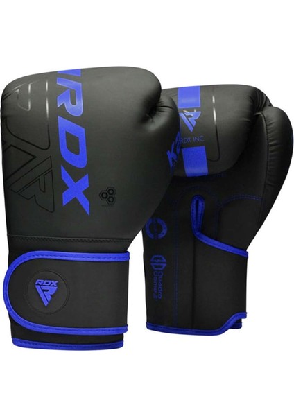 Kara F6 Mat Mavi - Rdx - Boks Eldivenleri - Mat Mavi - 14 Oz