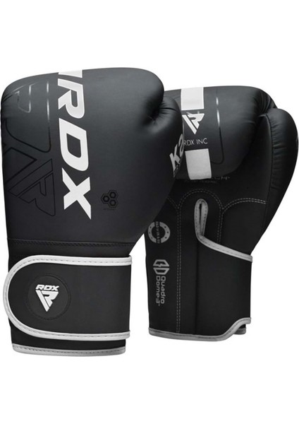 Kara F6 Mat Beyaz - Rdx - Boks Eldivenleri - Mat Beyaz - 14 Oz