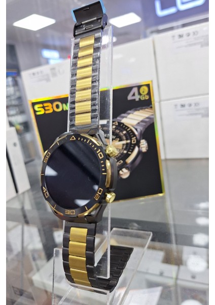 S30 Max Siyah Gold Akıllı Saat