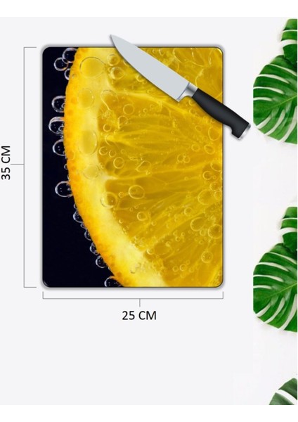 Limon | Cam Kesme Tahtası | 25 x 35 cm fiyatları