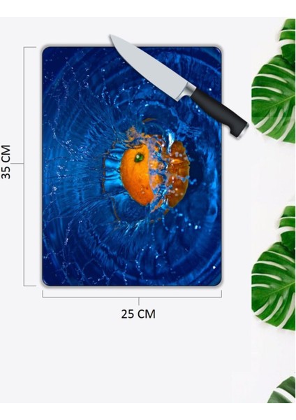 Portakal | Cam Kesme Tahtası | 25 x 35 cm fiyatları