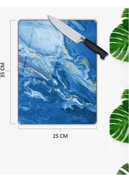 Renkli Tuval | Cam Kesme Tahtası | 25 x 35 cm fiyatları