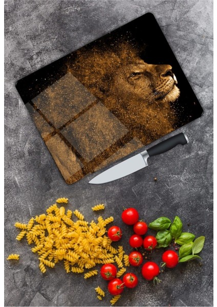 Aslan | Cam Kesme Tahtası | 25 x 35 cm modelleri