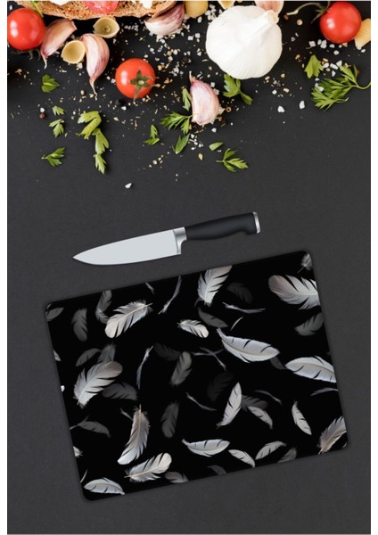 Tüyler | Cam Kesme Tahtası | 25 x 35 cm modelleri