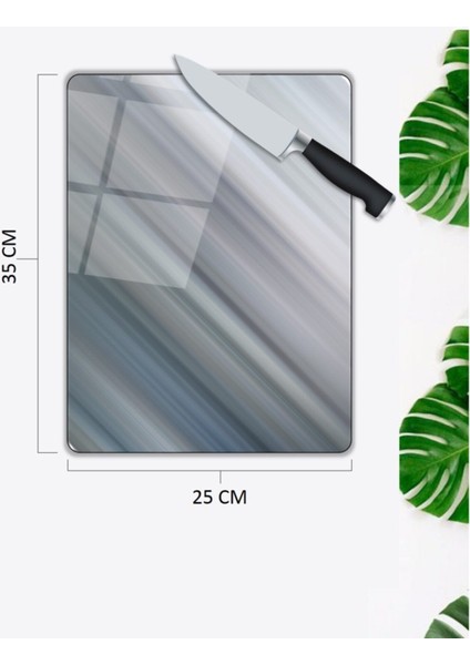 Gri Cam Kesme Tahtası 25 x 35 cm fiyatları