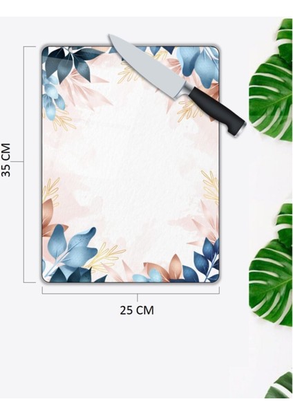 Beyaz | Cam Kesme Tahtası 25 x 35 cm modelleri