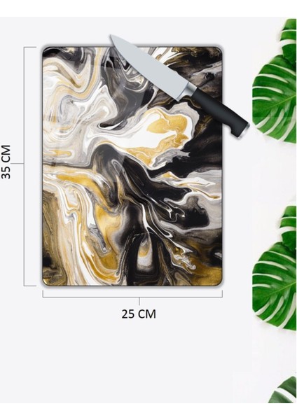 Renkli Tuval | Cam Kesme Tahtası | 25 x 35 cm fiyatları