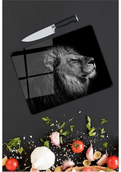 Aslan | Cam Kesme Tahtası | 25 x 35 cm modelleri